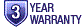 Warranty : 3 years