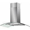Baumatic 90cm Glass Island Hood