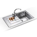 APX611DP Franke Alpina Single Bowl Stainless Steel Sink and Tap Designer Pack
