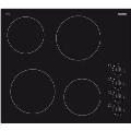 BHC602 Baumatic Four Zone 60cm Ceramic Hob with Black Glass