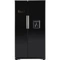 GNEV221APB Beko Side-by-side Fridge Freezer with Water Dispenser in Black
