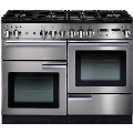 ECP81BL CDA Curved Glass 80cm Chimney Hood in Black