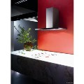 GALAXYSSBL80 Elica Galaxy 80cm Chimney Hood in Stainless Steel and Black Glass