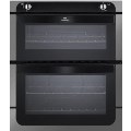 444441477 New World NW701G Twin Cavity Gas Built Under Oven in Satin Steel