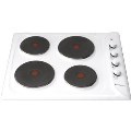 E604W Hotpoint 60cm Wide Electric Hob in White