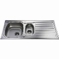 KA22SS CDA One and half bowl sink