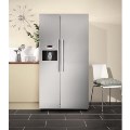 K3990X7GB Neff American Style Side-by-side Fridge Freezer Fully Clad Stainless Steel with Ice and Water Dispenser