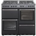 444449440 Belling Country Classic 100cm Dual Fuel Range Cooker in Black