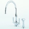 4861CP Perrin and Rowe Contemporary Collection Oberon Single Lever C Spout Tap