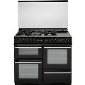 RCM10FRKP Leisure Cuisinemaster 100cm Dual Fuel Range Cooker in Black