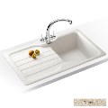 COG611OPACK Franke Calypso Sink and Tap Designer Pack in Oatmeal