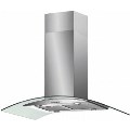 ISL5SS Baumatic 90cm Glass Island Hood 