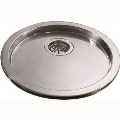 KR20SS CDA Stainless Steel Single Round Drainer