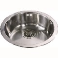 KR21SS CDA Single Round Bowl Sink