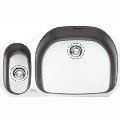 PCX160L Franke Undermount Sink with Left Half Bowl