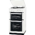 ZCG563FW Zanussi 50cm Double Oven Gas Cooker