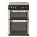 444440165 Belling FSDF60DO Double Oven 60cm Dual Fuel Cooker in Stainless Steel