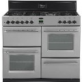 444440395 Belling Classic 1100DFT 110cm Dual Fuel Range Cooker in Silver