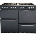 444440218 New World 100GT 100cm Gas Range Cooker in Charcoal