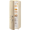 RK60359OC-L Gorenje RK60359OC-L Retro Style Freestanding Fridge Freezer - Left Hand Hinge - Cream