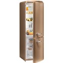 RK60359OCO Gorenje RK60359OCO Retro Style Freestanding Fridge Freezer - Right Hand Hinge - Royal Coffee
