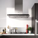 D89F55N0GB Neff D89F55N0GB Series 2 Flat Glass 90cm Chimney Hood in Stainless steel