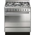 SUK81MFX5 Smeg 80cm Dual Fuel Range Cooker in Stainless Steel