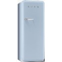 FAB28QAZ1 Smeg 50s Style Right Hand Hinge Freestanding Fridge with Ice Box in Pastel Blue 