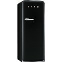 FAB28QNE1 Smeg 50s Style Right Hand Hinge Freestanding Fridge with Ice Box in Black