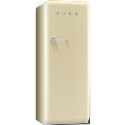 FAB28QP1 Smeg 50s Style Right Hand Hinge Freestanding Fridge with Ice Box in Cream