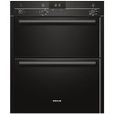 HB13NB621B Siemens iQ100 Electric Built Under Double Oven  in Black
