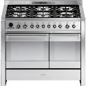 A2-8 Smeg A2-8 Opera 100cm Dual Fuel Range Cooker in Stainless Steel