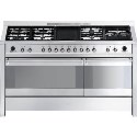 A5-8 Smeg Opera Dual Cavity 150cm Dual Fuel Range Cooker with Electric Griddle in Stainless Steel  