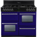444441414 Belling Classic 100DFT 100cm Dual Fuel Range Cooker - Midnight Gaze