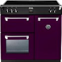 444441834 Stoves Richmond 900Ei Colour Boutique 90cm Electric Range Cooker with Induction Hob - Wild Berry