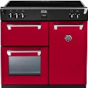 444441835 Stoves Richmond 900Ei Colour Boutique 90cm Electric Range Cooker with Induction Hob - Hot Jalapeno