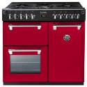 444441278 Stoves Richmond 900DFT Colour Boutique 90cm Dual Fuel Range Cooker - Hot Jalapeno
