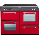 444441847 Stoves Richmond 1000Ei Colour Boutique 100cm Electric Range Cooker with Induction Hob in Hot Jalapeno