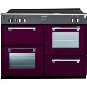 444441858 Stoves Richmond 1100Ei Colour Boutique 110cm Electric Range Cooker with Induction Hob - Wild Berry