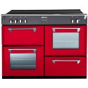 444441859 Stoves Richmond 1100Ei Colour Boutique 110cm Electric Range Cooker with Induction Hob - Hot Jalapeno