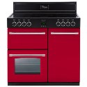 444441362 Belling Classic 90E 90cm Electric Range Cooker with Ceramic Hob - Hot Jalapeno