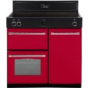 444441900 Belling Classic 90Ei 90cm Electric Range Cooker with Induction Hob - Hot Jalapeno