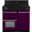 444441899 Belling Classic 90Ei 90cm Electric Range Cooker with Induction Hob - Wild Berry