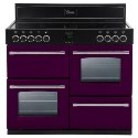 444441373 Belling Classic 100E 100cm Electric Range Cooker with Ceramic Hob - Wild Berry