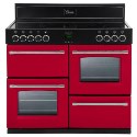 444441374 Belling Classic 100E 100cm Electric Range Cooker with Ceramic Hob - Hot Jalapeno