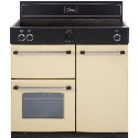 444441897 Belling Classic 90Ei 90cm Electric Range Cooker With Induction Hob - Cream