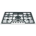 PGF75-4 Smeg PGF75-4 Classic Stainless Steel Ultra Low Profile 72cm Gas Hob