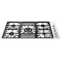 PGF95-4 Smeg PGF95-4 Classic Stainless Steel Ultra Low Profile 5 Burner 87cm Gas Hob