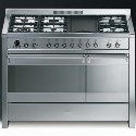 A3-7 Smeg A3-7 Opera 120cm Dual Fuel Range Cooker - Stainless Steel