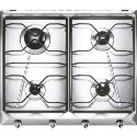 SV564-3 Smeg SV564-3 Cucina 60cm Wide Gas Hob - Stainless Steel
